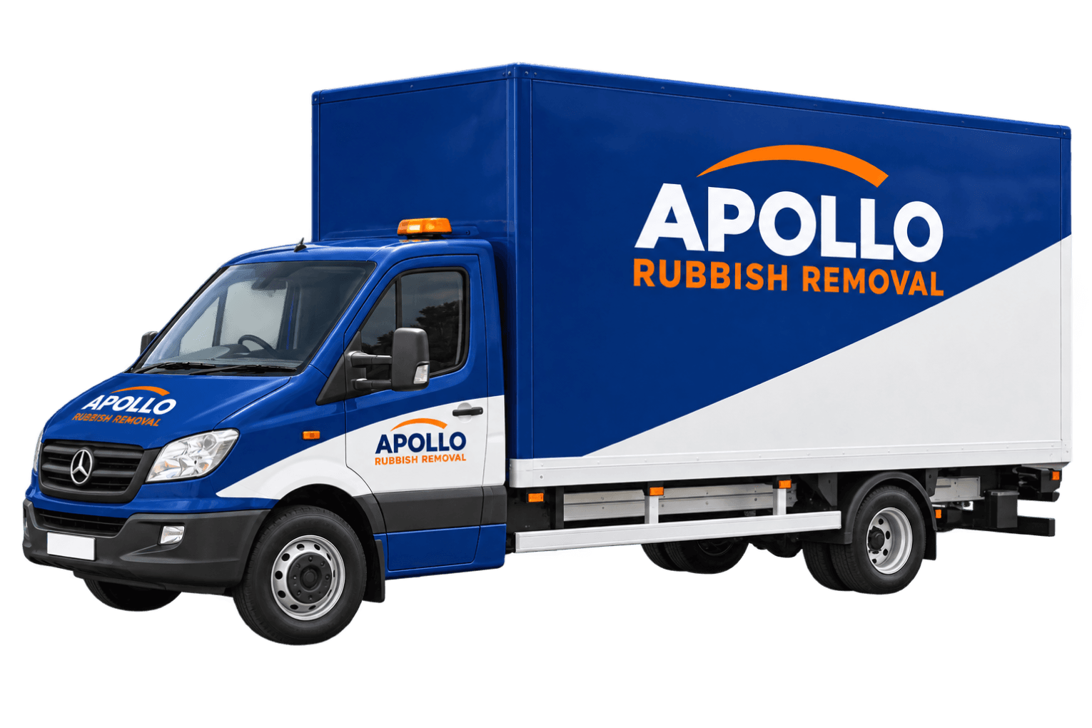 Apollo branded collection truck