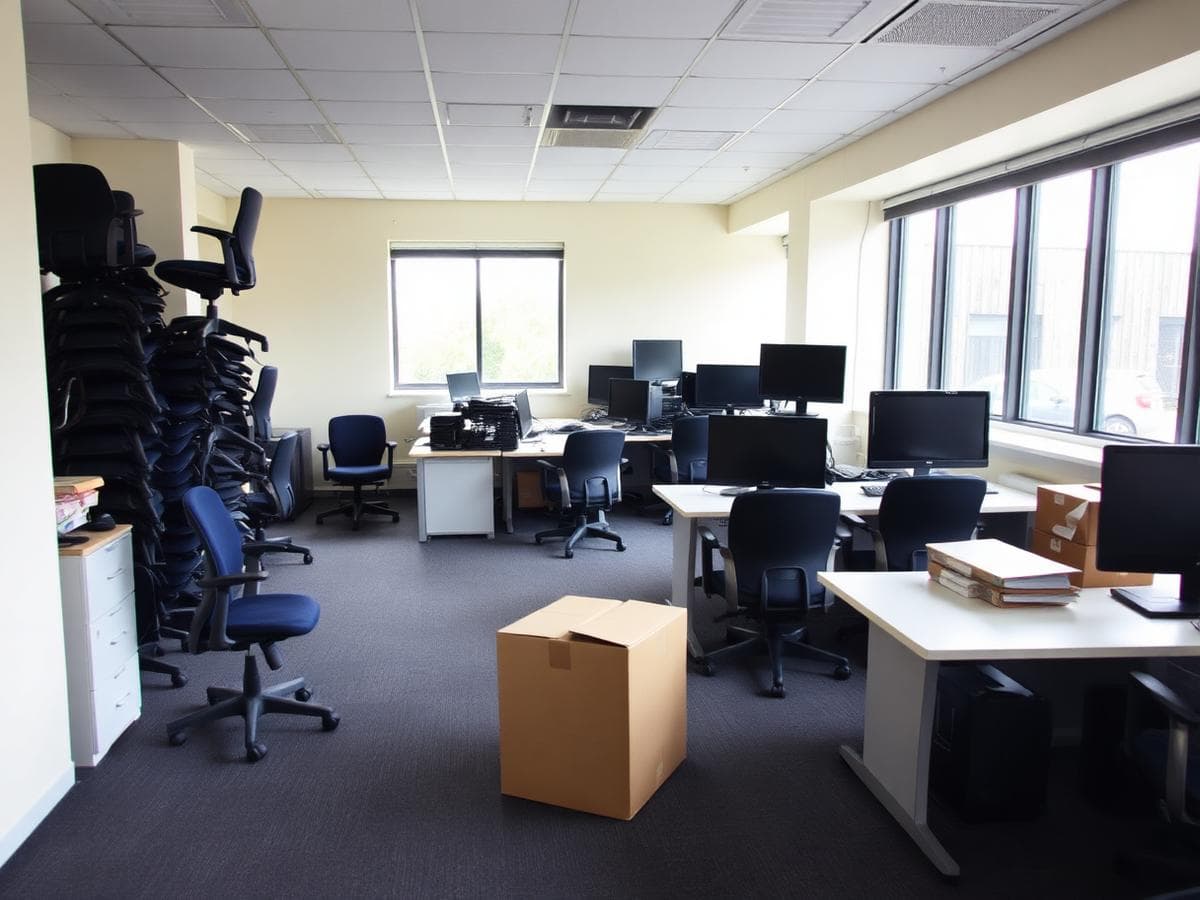 Office furniture and equipment for commercial clearance